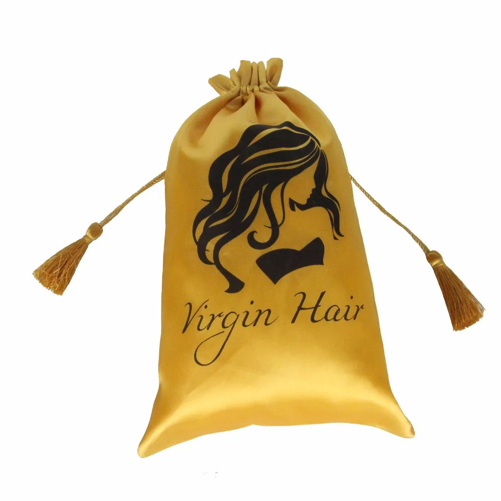 5 шт Virgin Hair Bag с Purl упаковочная сумка сумки на шнурке для одежды наращивания волос |