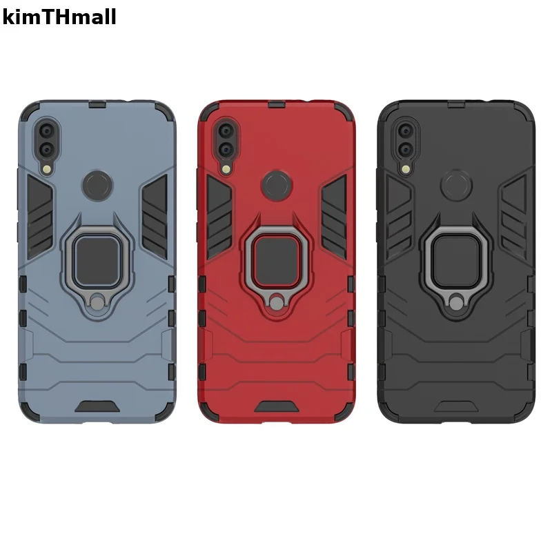 Чехол для Xiaomi Redmi Note 7 чехол кольцо на палец подставка держатель броня мягкий Pro 6 3