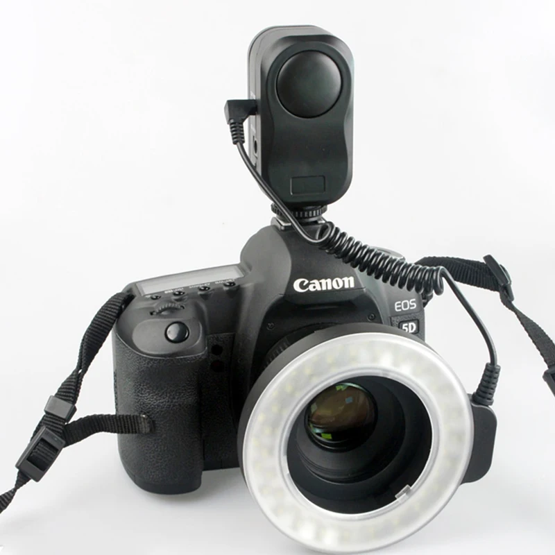 48 макро светодиодный кольцо вспышка для Камера DSLR Профессиональное освещение