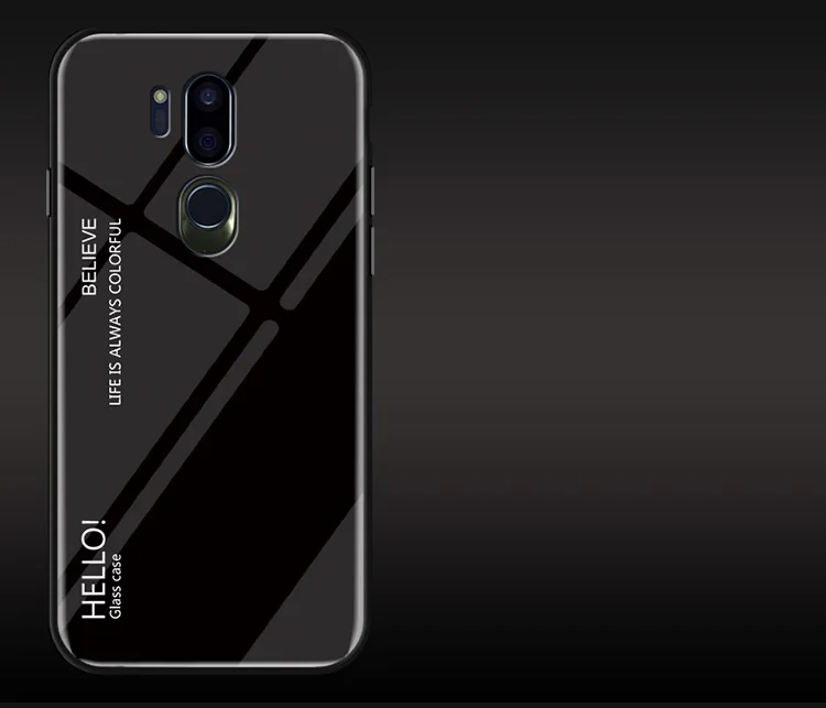 Case For LG G5 G6 G7 G8 Thin Q Back Cover G 7 case Luxury Tempered Glass Colorful Soft | Мобильные телефоны и аксессуары