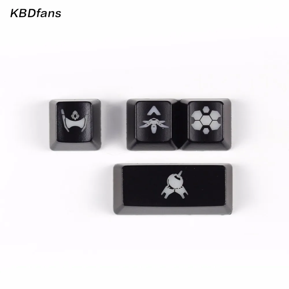 Blacklit kecap oem профиль для механической клавиатуры diy r4 esc 2 25 левый сдвиг|Клавиатуры| |