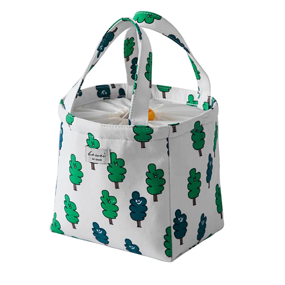 Модная Портативная изолированная сумка для обеда из ткани Оксфорд Термосумка