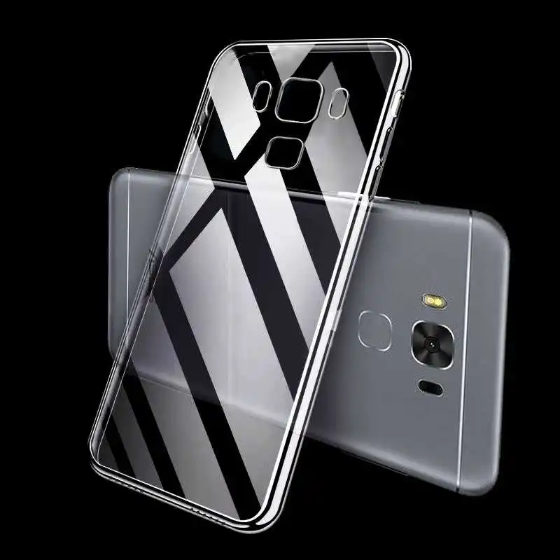 

Mokoemi Fashion Clear TPU Soft Silicone 5.5"For Asus Zenfone 3 Max Case For Asus Zenfone 3 Max ZC553KL Cell Phone Case Cover