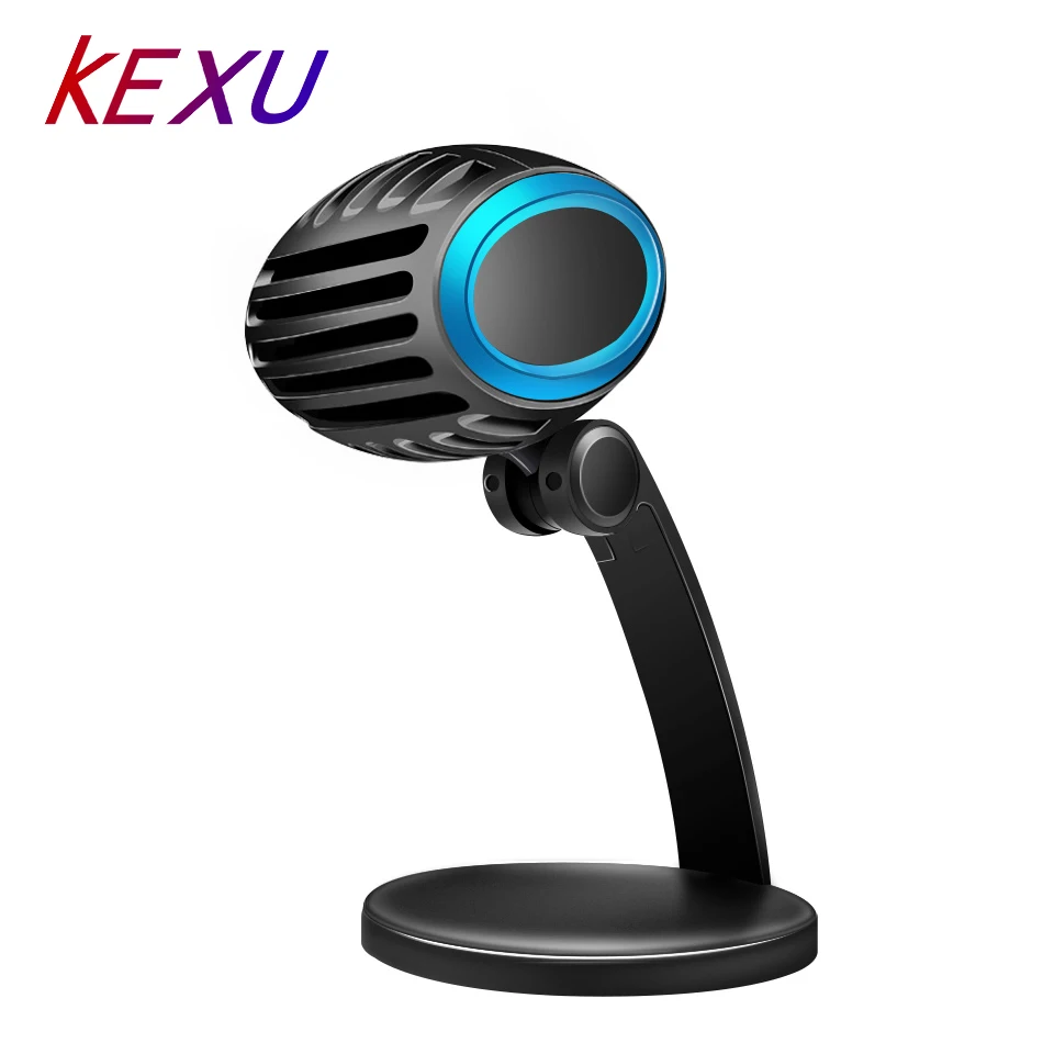 KEXU USB конденсаторный настольный микрофон для ПК портативный ноутбук записи игры