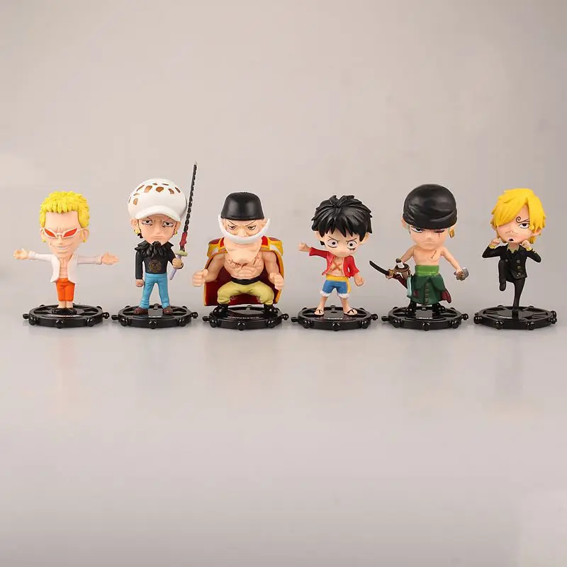 12 стилей s 9 см размер Аниме One Piece Kawaii стиль персонаж Коллекционная модель Фигурки