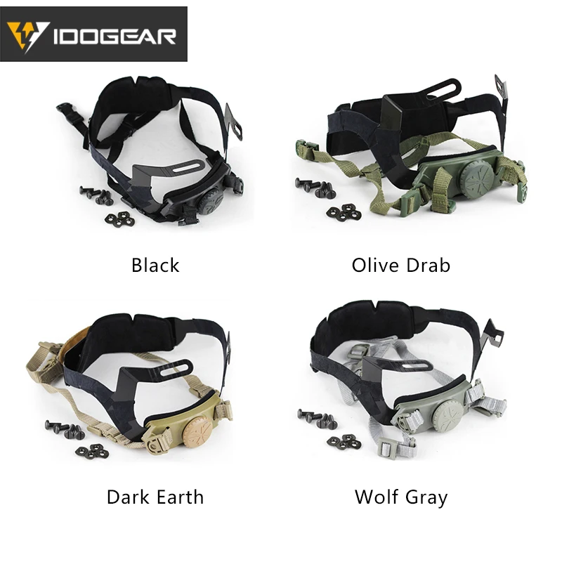 IDOGEAR 3809 тактическая подвесная система для быстрого крепления шлема комплект