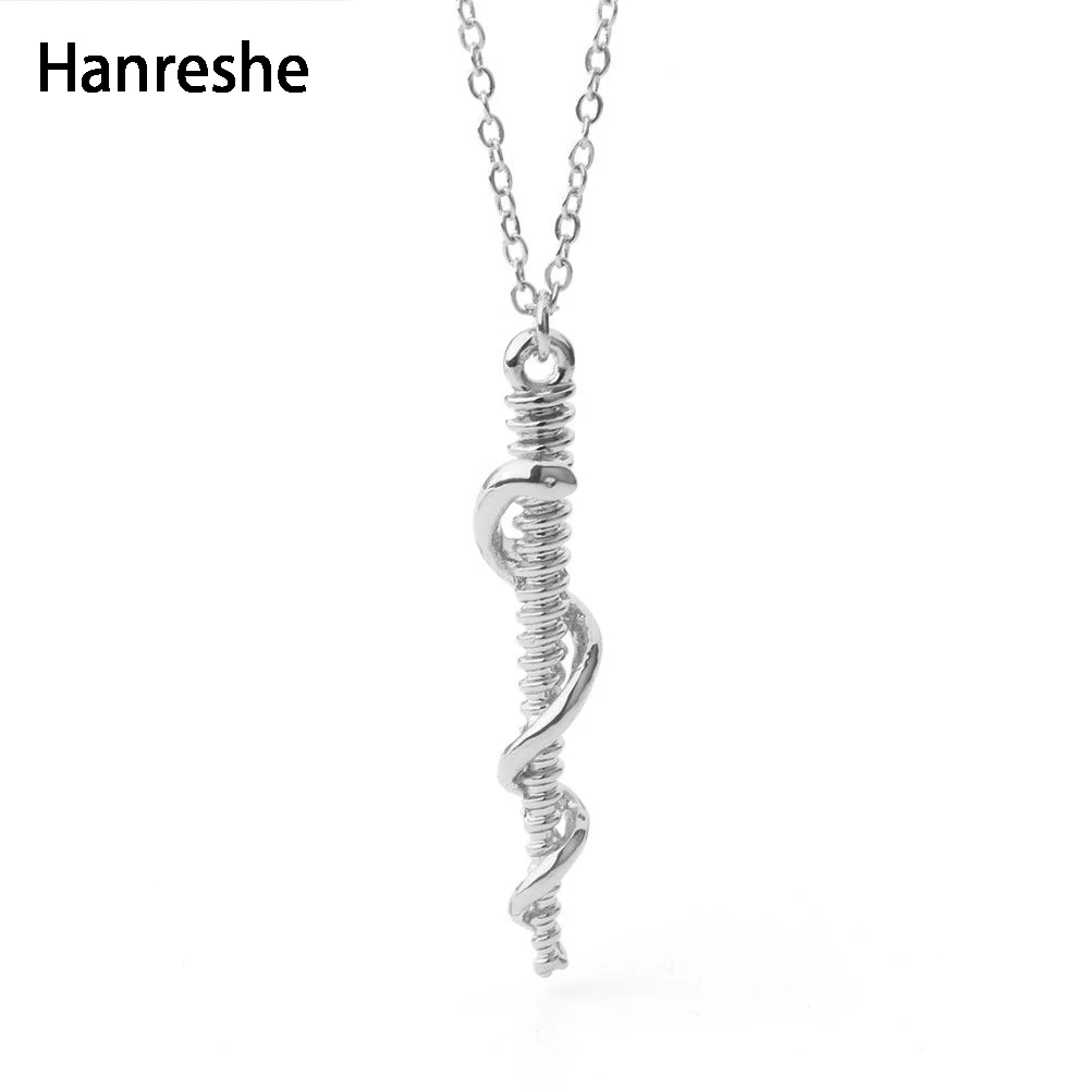 Подвеска в виде змеи Hanreshe Золотая цепочка ожерелье ювелирное изделие для лучшего