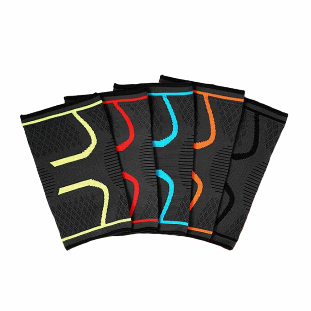 Наколенники мужские 1 пара эластичные компрессионные нейлоновые суппорты на