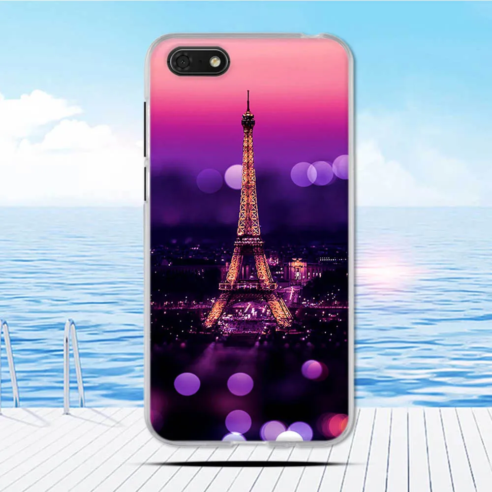 Чехол для Huawei y5 prime 2018 силиконовый мягкий ТПУ чехол-накладка с рисунком кота Y5
