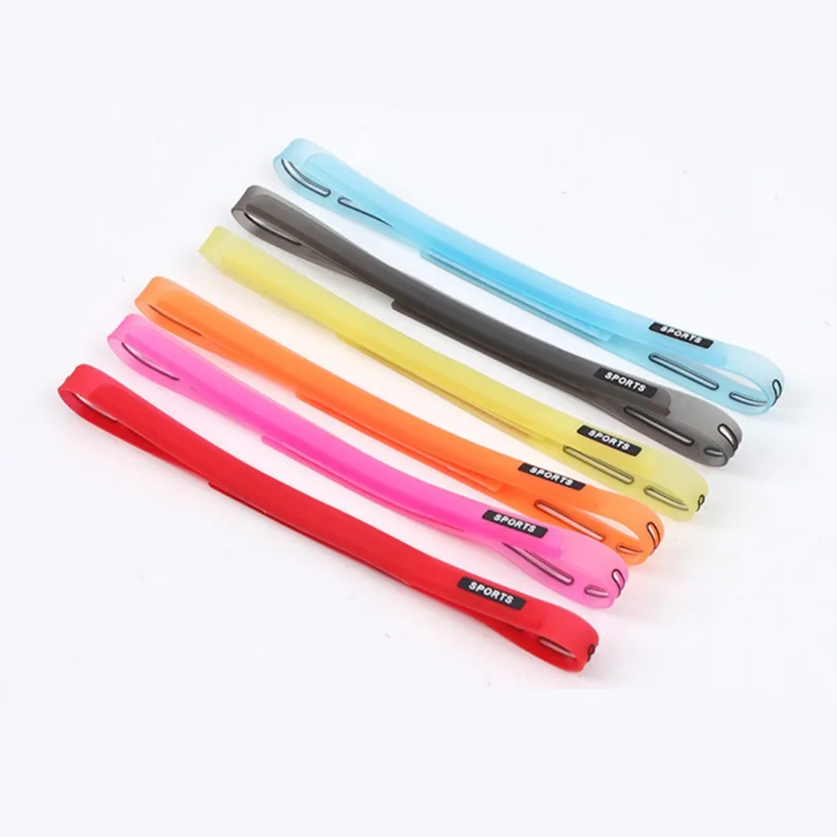 

1pc Elastic Head Sweatband Soft Silicone Running Yoga Sweat Band For Men Women Fitness Basketball Tennis Sports Headband