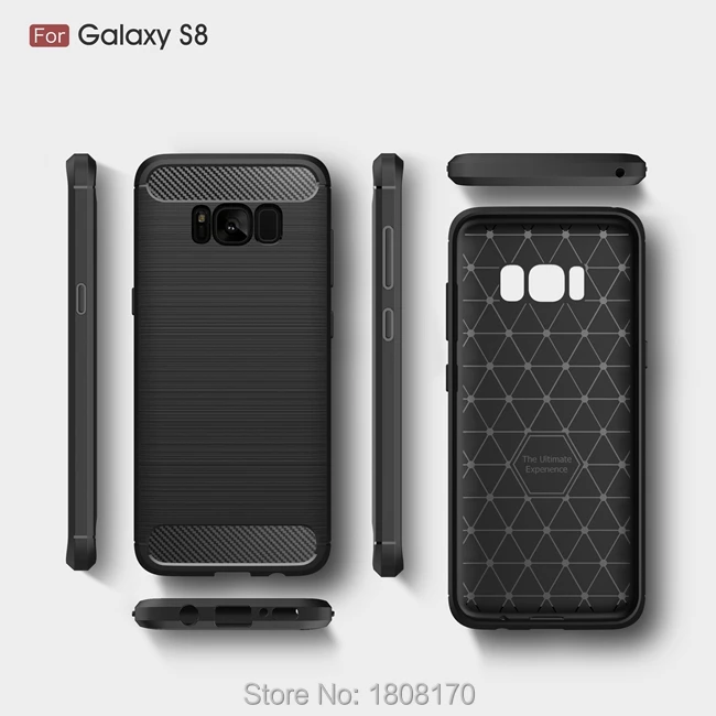 Защитный чехол из углеродного волокна для Samsung Galaxy J7 MAX S8 Plus 2017 J5 LG G6 OPPO A59 Huawei P10 MOTO G5