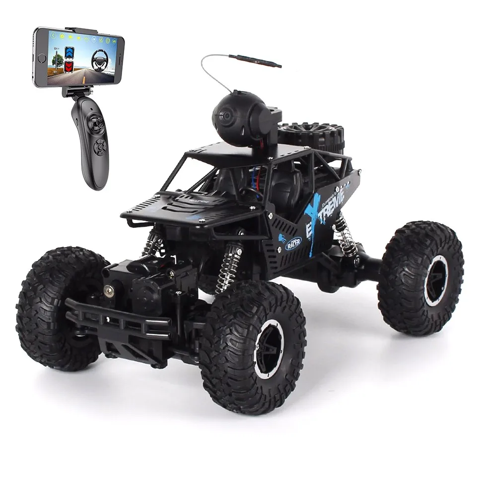 Rc автомобиль 2 4G скалолазания мобильный телефон управления led внедорожный пульт