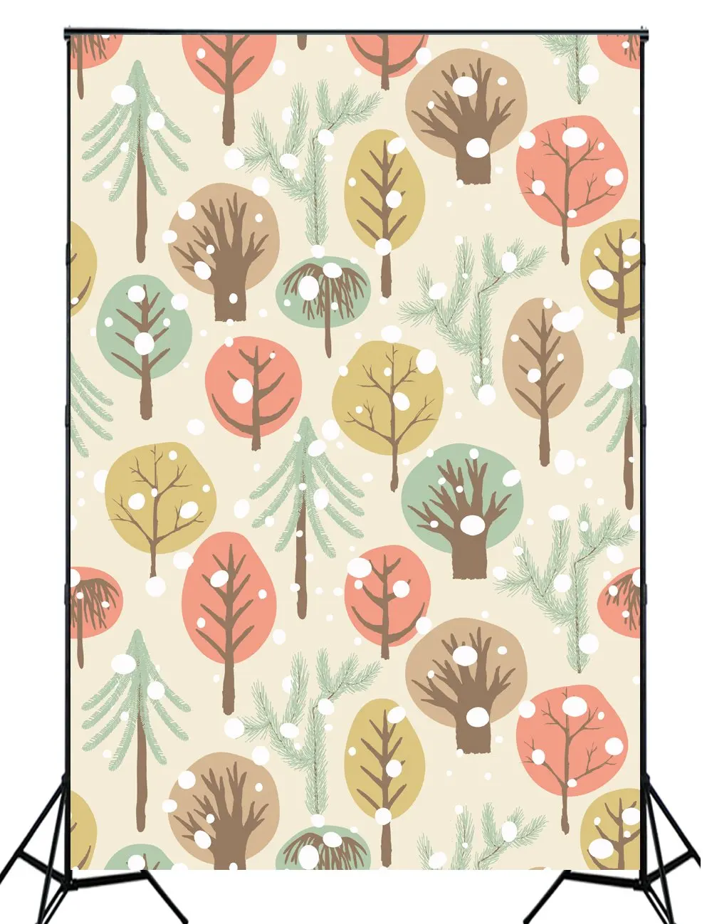 Фон для фотосъемки с изображением рождественской елки