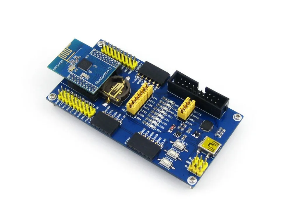 

BLE4.0 Bluetooth NRF51822 Module 2.4G Wireless Communication Module Transmitter Receiver Development Evaluation Kit