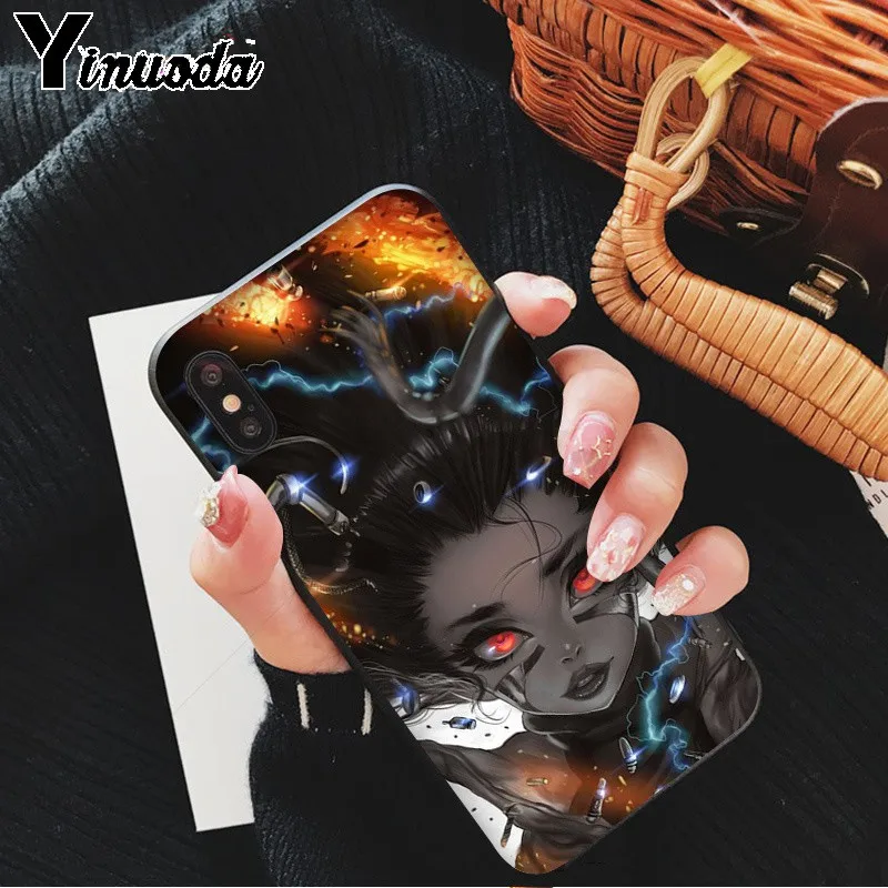 Yinuoda Alita Battle Angel DIY Окрашенные красивые аксессуары для телефонов Чехол Apple iPhone 8 7 6 6S