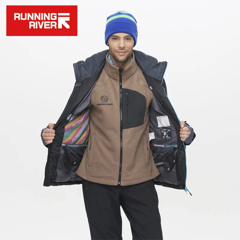 RUNNING RIVER Бренд Горнолыжная Куртка Для Мужчин 5 Цветов Размер S 3XL Мужские Лыжные