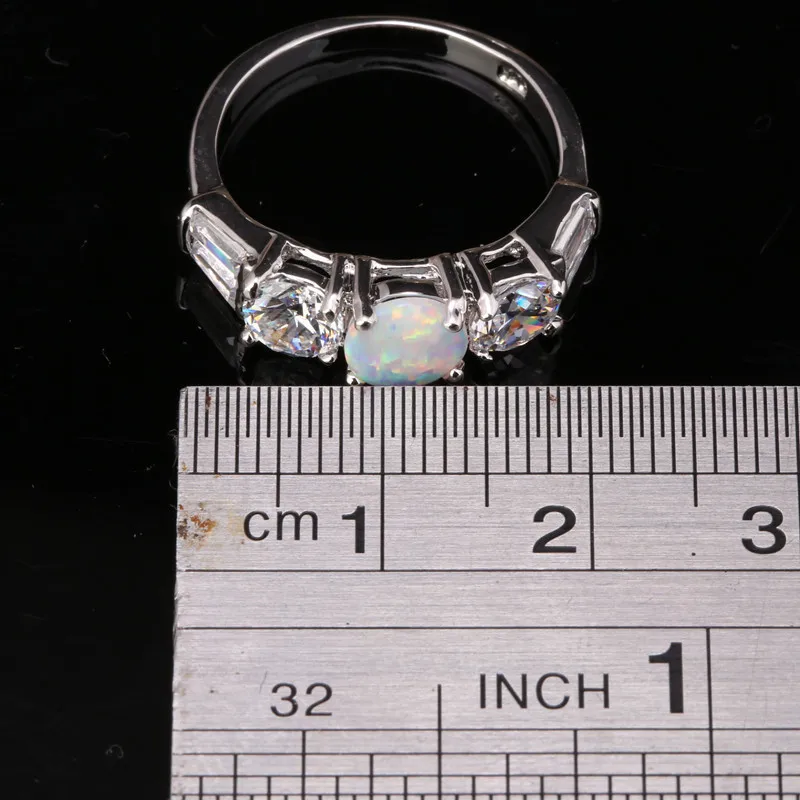 Карамельный Белый огненный опал & Красота ювелирные изделия посеребренные