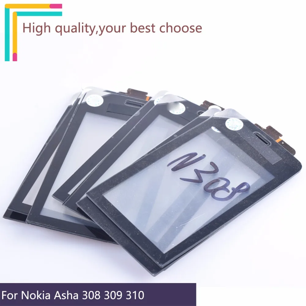 Новый 3 0 дюймов для Nokia Asha 308 309 310 сенсорный экран дигитайзер сенсор мобильный
