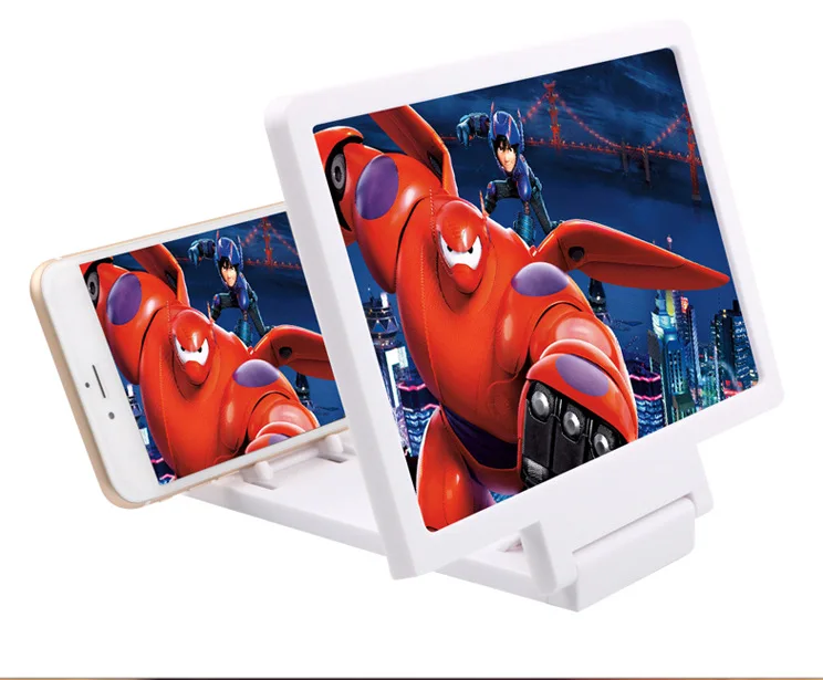 Мультифракция 3D мобильное увеличение видео стекло мобильный телефон экран