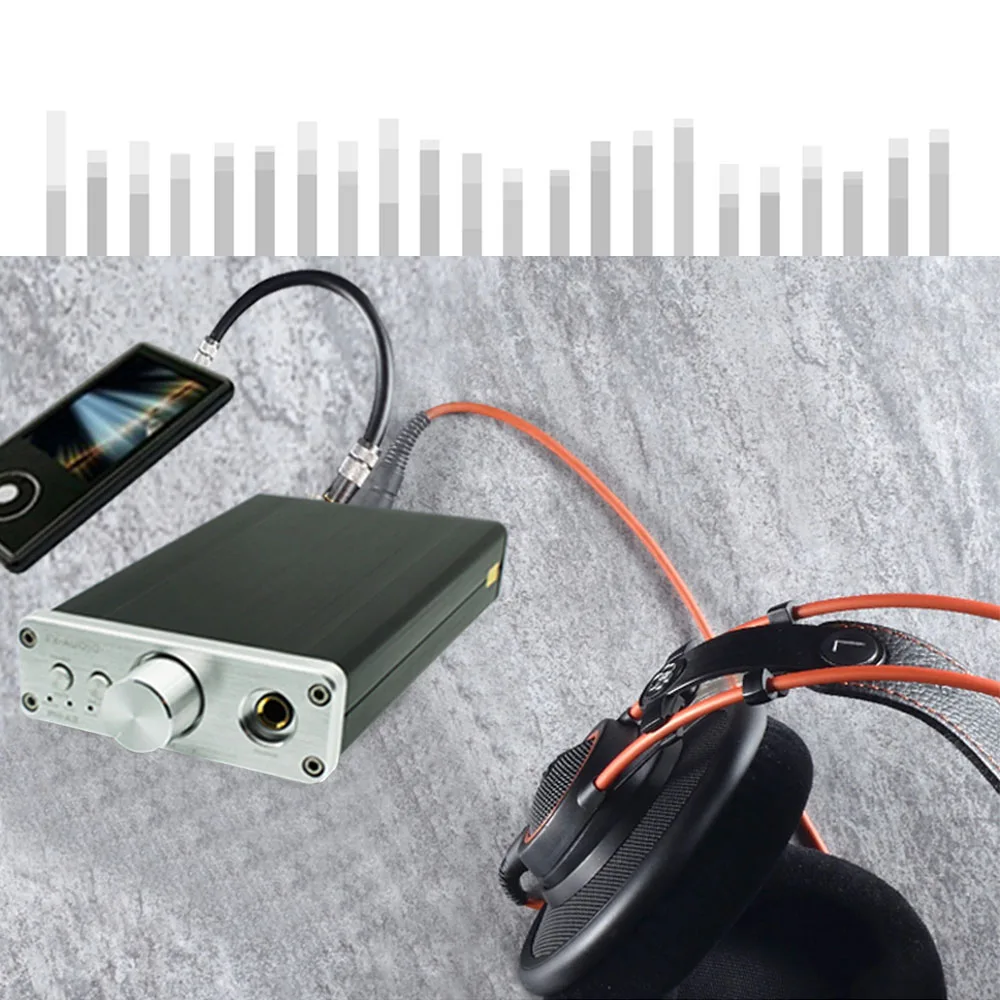 Профессиональный усилитель для наушников Портативный Настольный HiFi DAC аудио 3,5 мм усилитель для наушников RCA вход, DAC PH-A2 усилитель