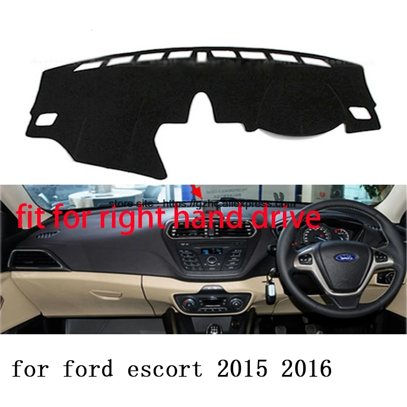 StplrgeCP для Ford escort двухслойная крышка приборной панели автомобиля Избегайте света