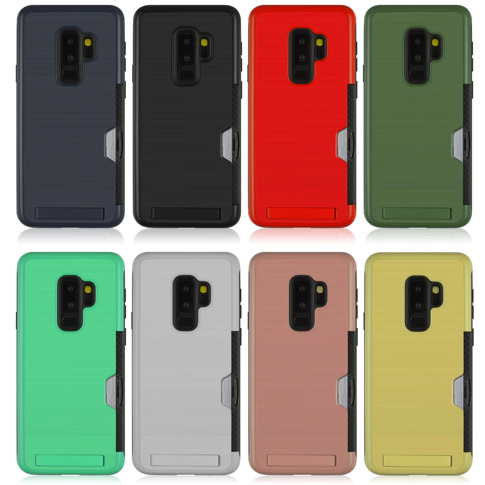 Грязеотталкивающий ультратонкий ТПУ + PC матовый чехол для телефона samsung Galaxy S9 Plus
