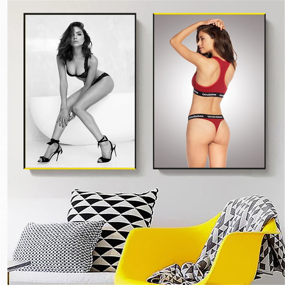 

Modern Decoration Home Girl Wall Art Canvas Print Sexy Models Beauty Poster Charming Women Adult Bedroom Decor Bathroom Cuadros