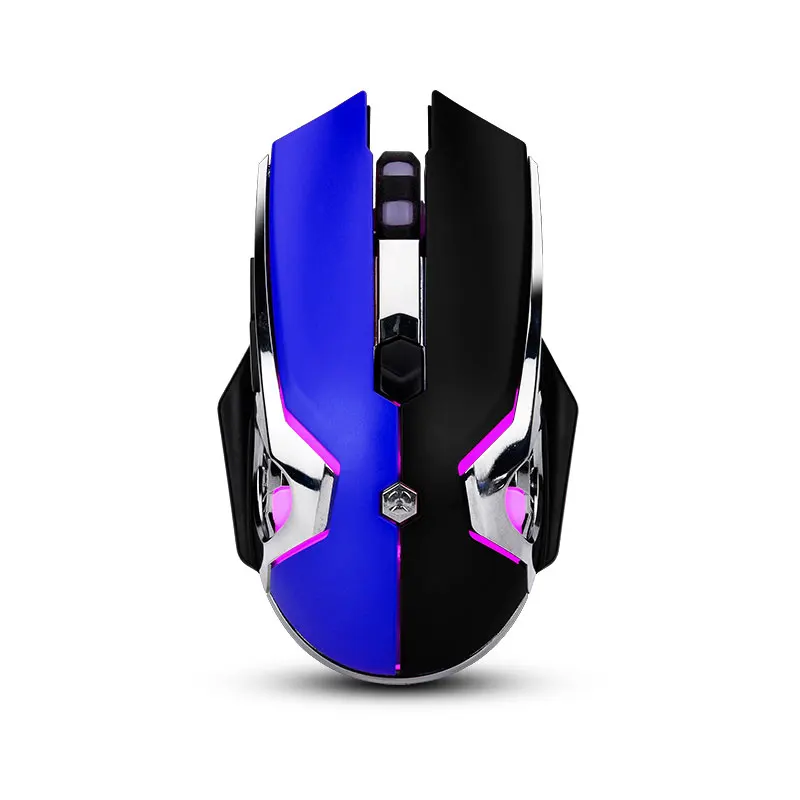 Black Blue Ajazz AJ120 игровой Мышь USB Проводная Мышь макро программирования 6-ключ по индивидуальному заказу 1000/1600/2400/3200 Точек на дюйм Мышь для геймера Офис - Цвет: Black Blue
