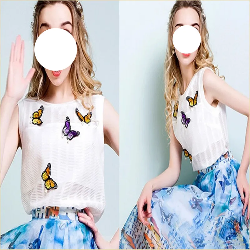 10 шт. Вышивка Бабочка нашивка значок вышивка ткань аппликация сделай сам|embroidery