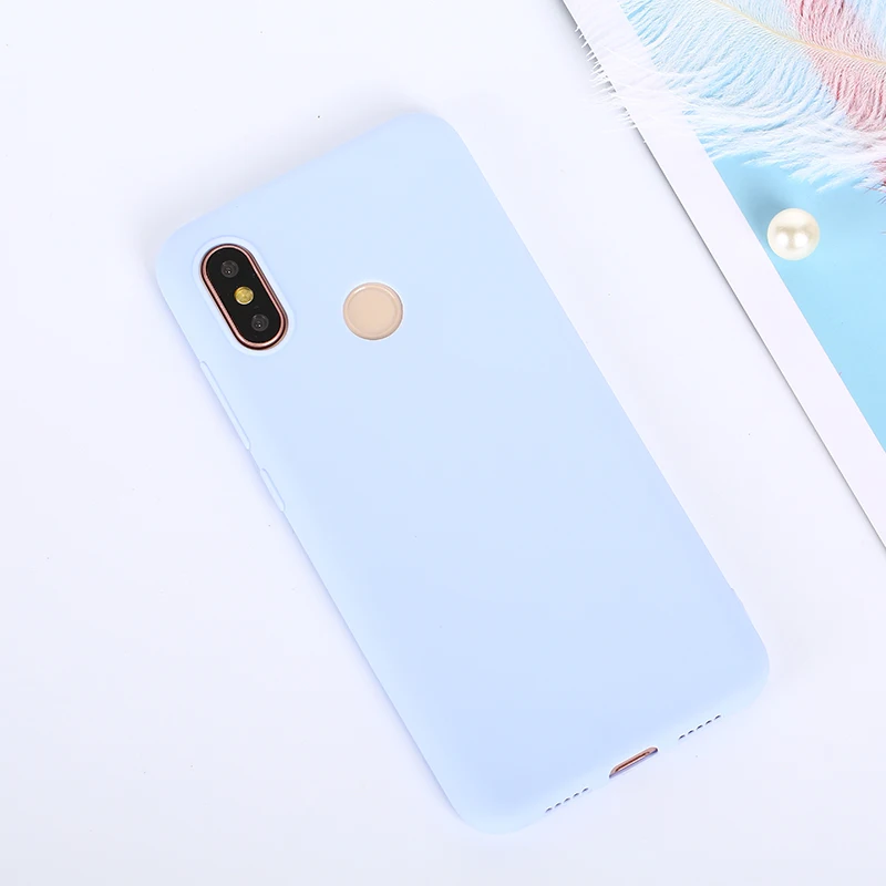 Цветной ТПУ силиконовый чехол для Xiao mi Red mi Note 5 6 7 Pro Red mi 6 Pro 6A 5Plus матовый чехол для Xiaomi mi 8 SE mi A2 Lite A1