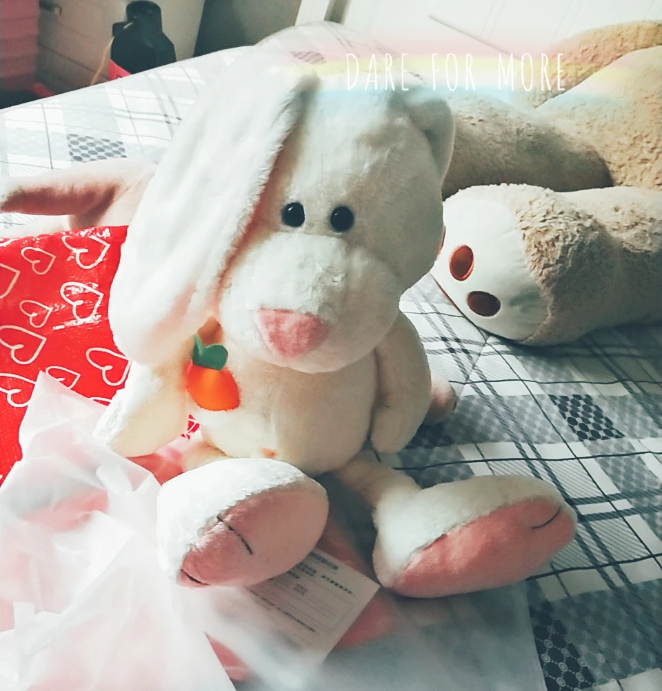 1 шт. плюшевая игрушка Милая морковка кролик мягкая кукла для влюбленных подарок