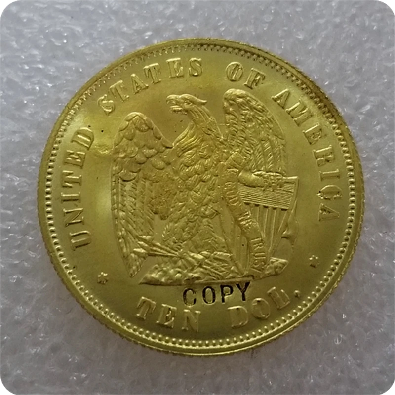 COPY REPLICA 1872 $10 Amazonian Ten Dollar gold coin FREE SHIPPING | Дом и сад