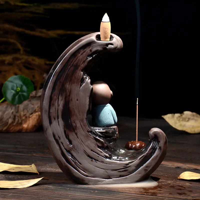 Креативные конусы для благовоний с обратным потоком горелка держатель