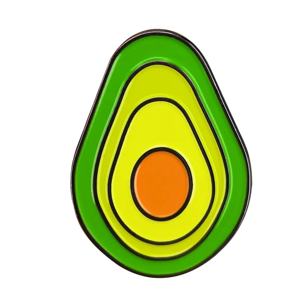 

Avocado enamel pin vegan food brooch cute fruit art badge Hipster vegetarian jewelry
