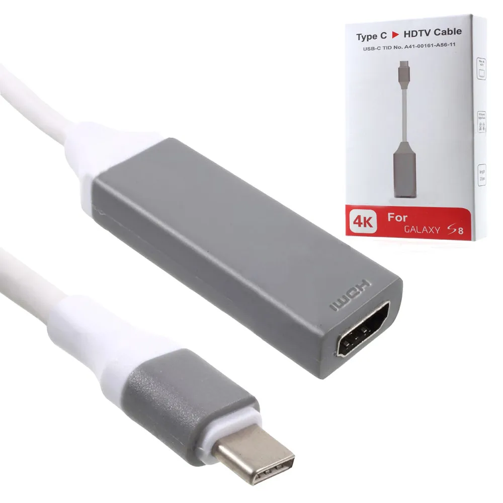 Адаптер HDTV для Samsung Galaxy S8/S8/S8/Tab Pro/S Тип C HDMI 4K UHD Прямая поставка|type-c to hdmi|type-c type-ctype-c