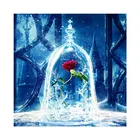 5D алмазная живопись сделай сам, роза, фотообои, квадратная вышивка, мозаика, искусство, картина стразы, украшение для дома