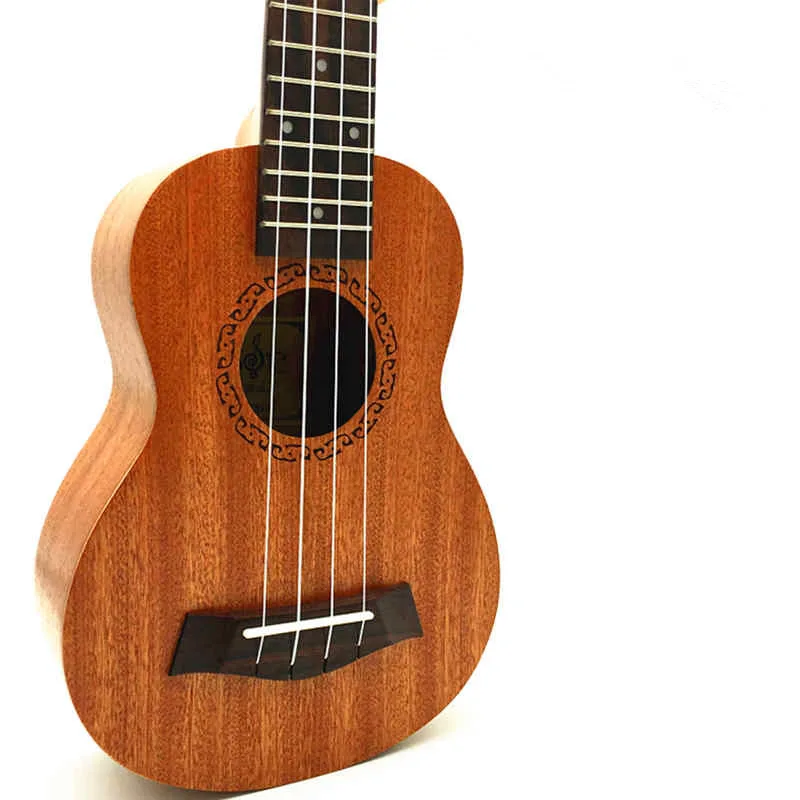SevenAngel Гавайская гитара Сопрано тенор Ukelele мини Гавайская Акустическая гитара электрическая Гавайская гитара - Цвет: Only Ukulele