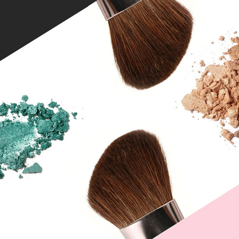 MECOLOR высококачественные кисти для макияжа с ручкой из розового дерева и конского