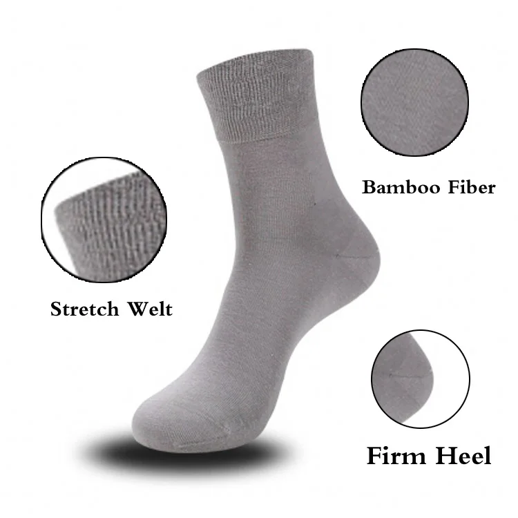 Мужские носки из бамбукового волокна ARMKIN 5 пар/лот повседневные длинные Дышащие для дезодорирования деловой