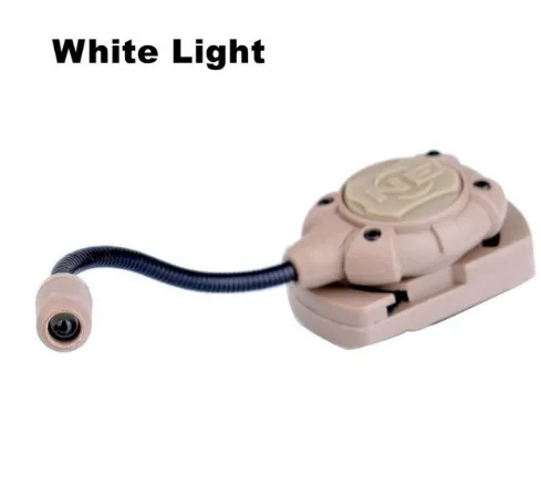 white light tan Тактический шлем лампа Ночной эволюции Princeton Tec MPLS Шлем светильник модульный персональный светильник ing система Molle Mount - Цвет: white light tan