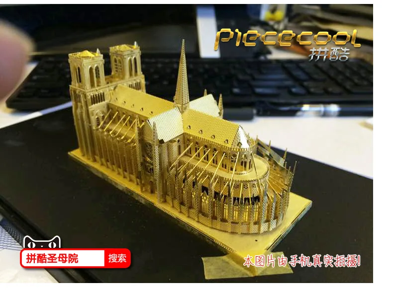 Notre Dame 3D взрослые головоломки ночные светильники светодиодные лампы свадебные украшения Новинка подарки мини красочные DIY спальня домашний декор статус