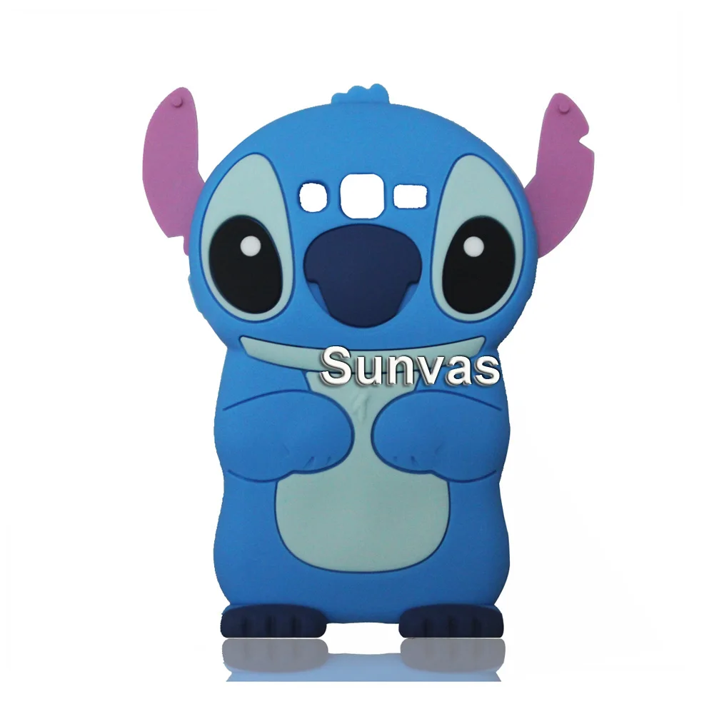 Blue Stitch Чехол с 3D рисунком для samsung Galaxy J2 Prime G532 G532F Grand Prime Plus G530+ чехол для телефона с изображением кошки лошади кролика - Цвет: Blue Stitch