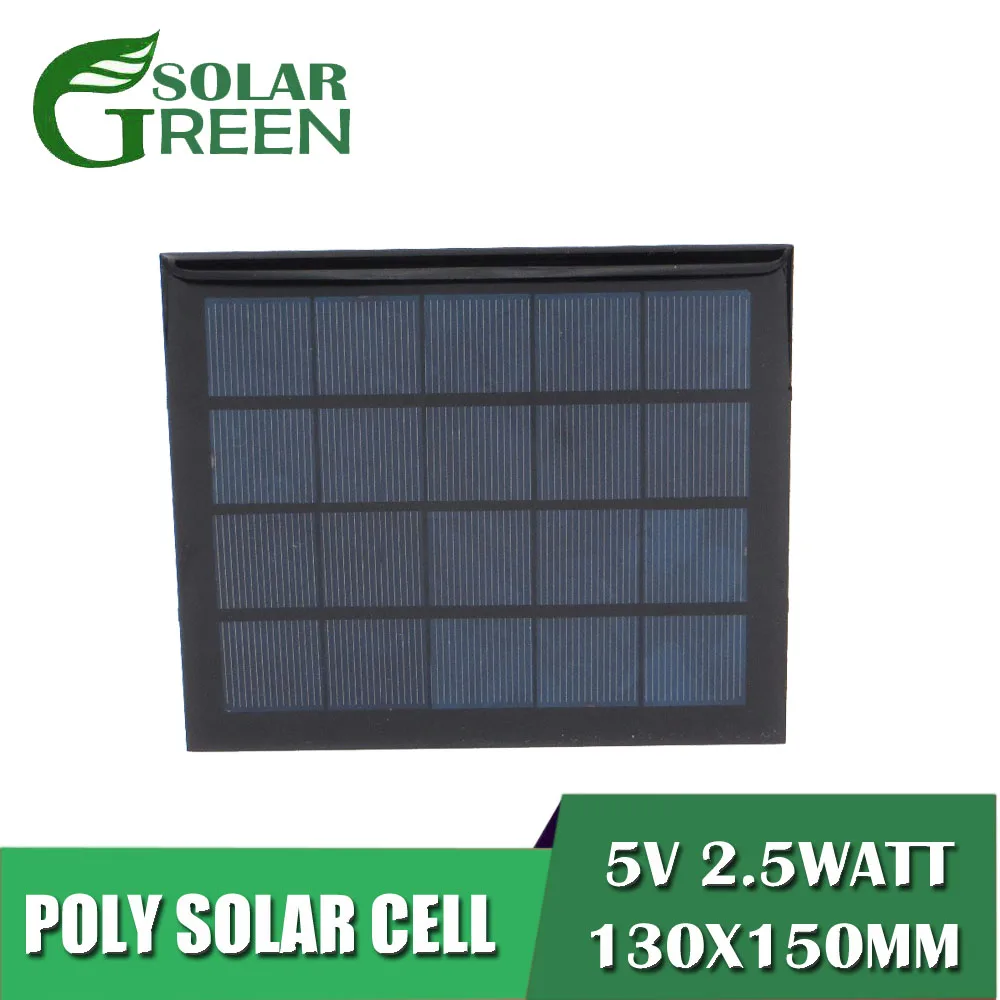 DIY батарея заряд энергии 2 5 Вт в ма солнечная панель Стандартный эпоксидный