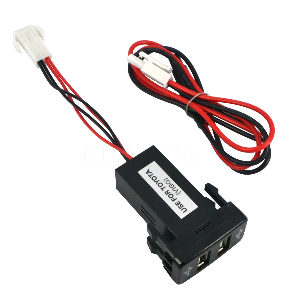 Автомобильное зарядное устройство с USB-интерфейсом 5 в 2 1 А и аудиовходом USB для