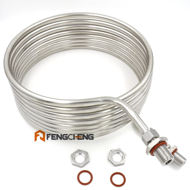 25 'x 1/2 &quotWeldlss HERMS Coil 304 труба из нержавеющей стали диаметр 12&quot|immersion wort chiller|wort