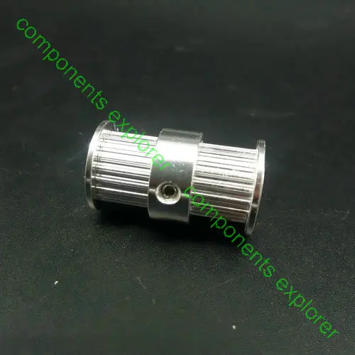 Двойной шкив GT2/2GT 20 зубьев 5 мм отверстие для ремней 9 2 шт./лот.|5mm bore|pulley 5mmpulley bore |