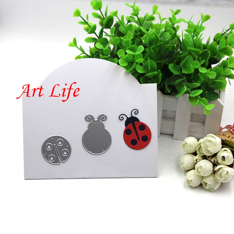 2017New Божья коровка металлические режущие трафареты для DIY