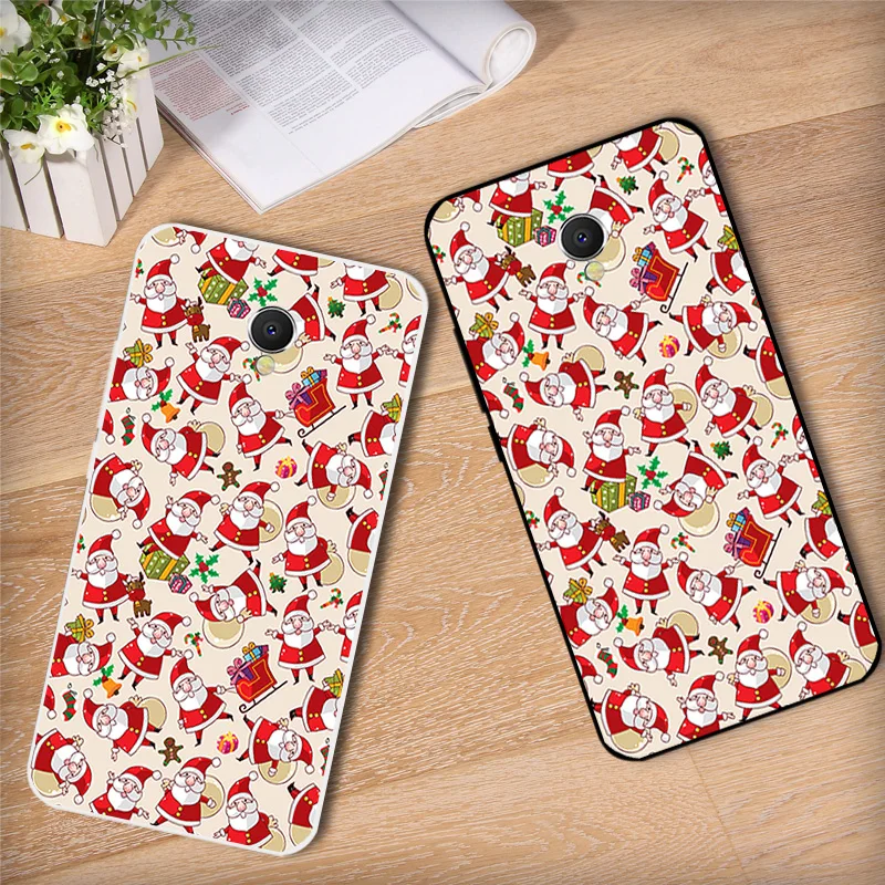 5.5" for Meizu MX6 Cases Ultra Thin Soft TPU Phone Protection Shell MX 6 mx6 Christmas Fundas Clear Silicone Back Cove |
