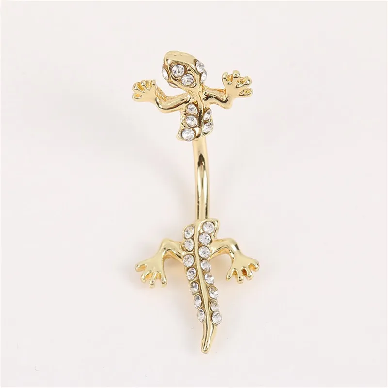 Новинка кольца для пупка из хирургической стали бриллиантовые с кристаллами