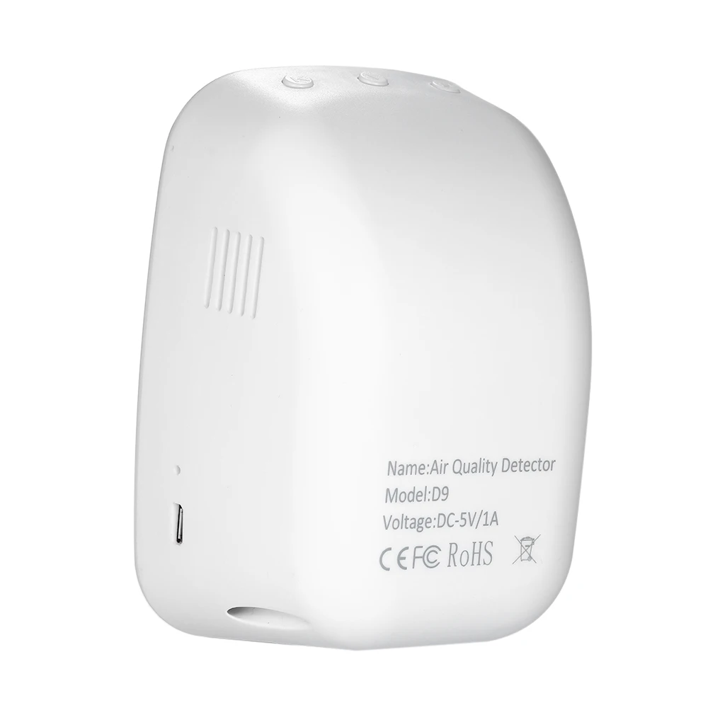 KKMOON цифровой Внутренний/открытый PM2.5/HCHO/TVOC тестер СО2 метр монитор качества воздуха детектор анализатор газа термометр гигрометр
